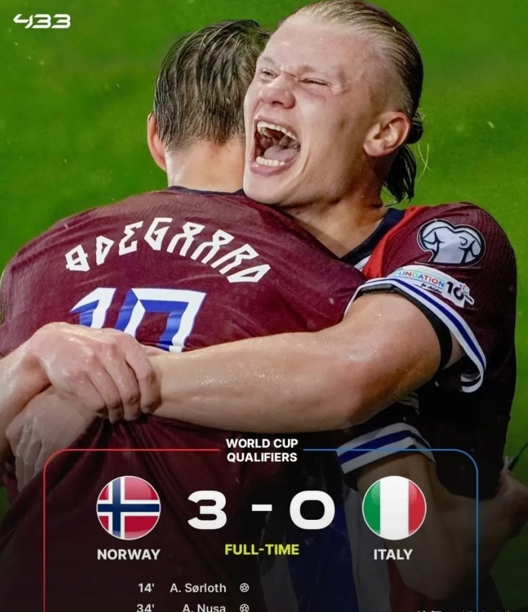 挪威惊险击败克罗地亚，晋级欧洲杯十六强