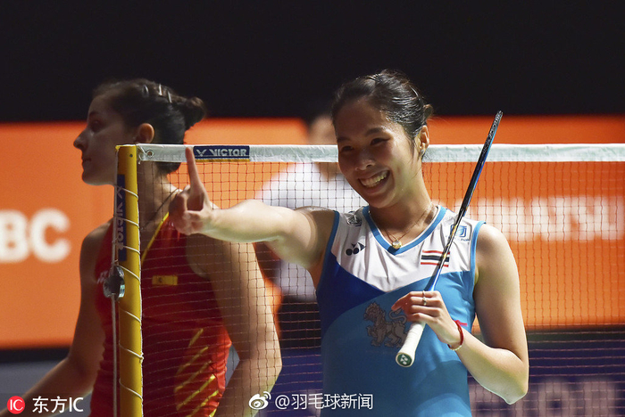 关于丹麦羽毛球队力克泰国羽毛球队，马琳关键制胜的信息